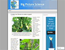 Tablet Screenshot of bigpicturescience.wordpress.com