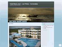 Tablet Screenshot of mariajosehotel.wordpress.com