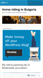 Mobile Screenshot of bghorsebackriding.wordpress.com