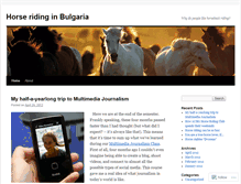 Tablet Screenshot of bghorsebackriding.wordpress.com