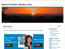 Tablet Screenshot of darionataliajose.wordpress.com