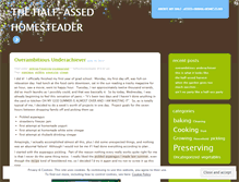 Tablet Screenshot of halfasshomesteader.wordpress.com