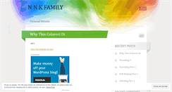 Desktop Screenshot of nnkfamily.wordpress.com