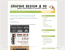 Tablet Screenshot of graphicdesignandme.wordpress.com