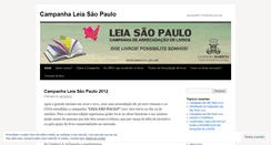 Desktop Screenshot of leiasaopaulo.wordpress.com