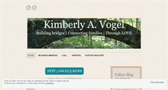 Desktop Screenshot of kimberlyvogel.wordpress.com