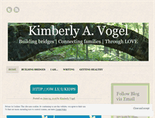 Tablet Screenshot of kimberlyvogel.wordpress.com