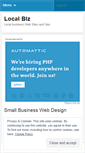 Mobile Screenshot of localbizwebsites.wordpress.com