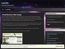 Tablet Screenshot of localbizwebsites.wordpress.com