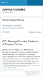 Mobile Screenshot of justiceupdated.wordpress.com