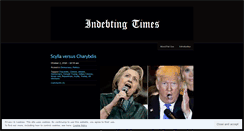 Desktop Screenshot of indebtingtimes.wordpress.com