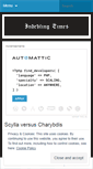 Mobile Screenshot of indebtingtimes.wordpress.com