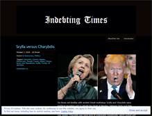 Tablet Screenshot of indebtingtimes.wordpress.com