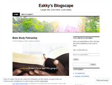 Tablet Screenshot of eakky.wordpress.com