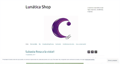Desktop Screenshot of lunaticashop.wordpress.com