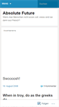 Mobile Screenshot of absolutefuture.wordpress.com