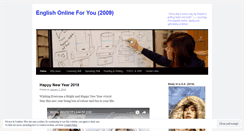 Desktop Screenshot of englishonline4u.wordpress.com