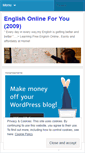 Mobile Screenshot of englishonline4u.wordpress.com