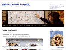 Tablet Screenshot of englishonline4u.wordpress.com