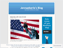 Tablet Screenshot of jennaeberle.wordpress.com