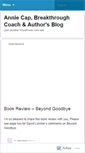 Mobile Screenshot of anniecap.wordpress.com