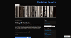 Desktop Screenshot of christinalasater.wordpress.com