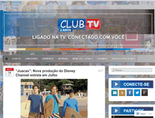 Tablet Screenshot of clubdatelevisao.wordpress.com
