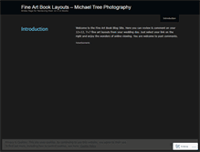 Tablet Screenshot of fineartbook.wordpress.com