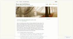 Desktop Screenshot of gacetest.wordpress.com