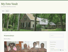 Tablet Screenshot of fotovault.wordpress.com