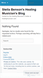 Mobile Screenshot of healingmusician.wordpress.com