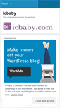 Mobile Screenshot of icbaby.wordpress.com