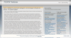 Desktop Screenshot of fespspnews.wordpress.com