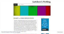 Desktop Screenshot of lotvlove.wordpress.com