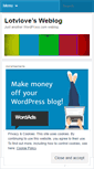 Mobile Screenshot of lotvlove.wordpress.com