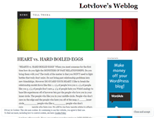 Tablet Screenshot of lotvlove.wordpress.com