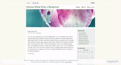 Desktop Screenshot of livingwithtype1diabetes.wordpress.com