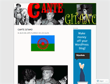 Tablet Screenshot of cantegitano.wordpress.com