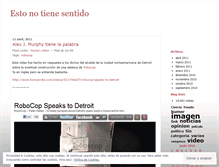 Tablet Screenshot of estonotienesentido.wordpress.com