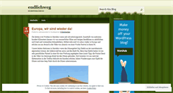 Desktop Screenshot of endlichweg.wordpress.com