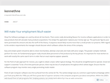 Tablet Screenshot of kennethne.wordpress.com