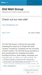 Mobile Screenshot of oldwellgroup.wordpress.com