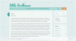 Desktop Screenshot of littlebirdhouse.wordpress.com