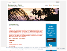 Tablet Screenshot of indianesia.wordpress.com