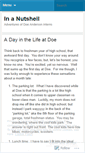 Mobile Screenshot of doeinterns.wordpress.com