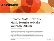 Tablet Screenshot of anvikanvi.wordpress.com