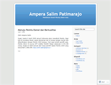 Tablet Screenshot of amperasalim.wordpress.com