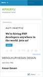 Mobile Screenshot of apikayu.wordpress.com
