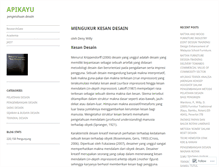 Tablet Screenshot of apikayu.wordpress.com