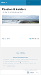Mobile Screenshot of passionogkarriere.wordpress.com